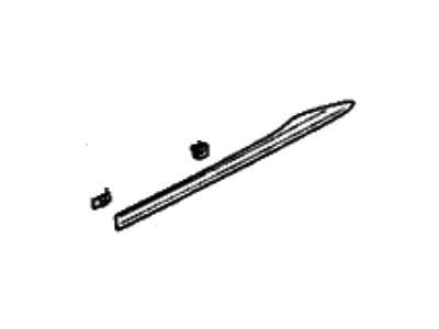 Acura 72812-TYA-A11 Garnish, Rear Right Door Middle