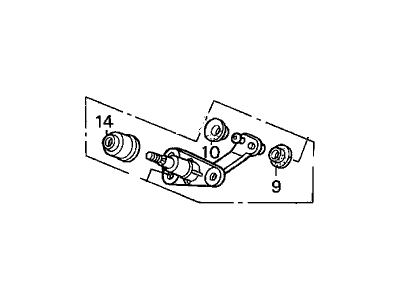 Acura 76570-SK7-A01 Pivot Assembly B