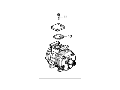 Acura 38810-PW0-N01 Compressor (Denso)