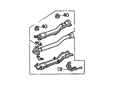 Acura 18200-SK7-505 Pipe, Assembly Exhaust