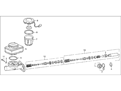 Acura 46100-SD4-802 Master Cylinder Assembly (A.L.B.) (Nissin)