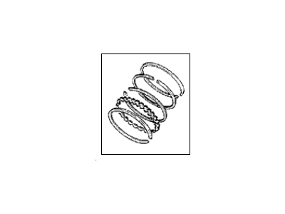 Acura 13011-PH7-004 Ring Set, Piston (STD) (Riken)