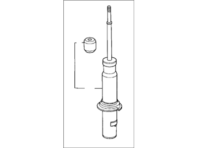 Acura 51606-SD4-J13 Shock Absorber Unit, Left Front