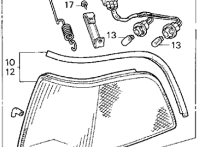 Acura 33600-SD4-A04 Light Assembly, Right Front Position