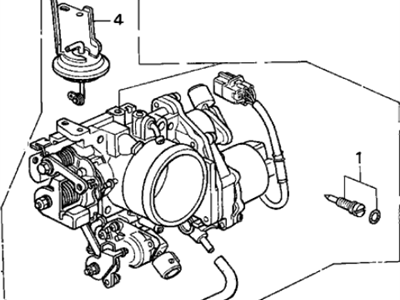 Acura 16400-PR7-A10 Body Assembly, Throttle (Gm02A)