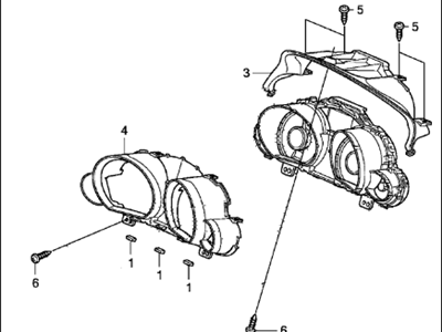 Acura 78100-TK5-A01 Meter Assembly, Combination