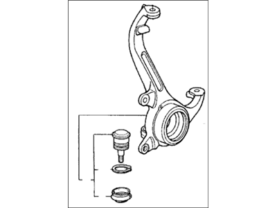 Acura 51215-SG0-505 Knuckle, Left Front