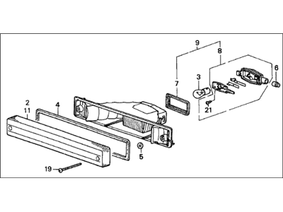 Acura 33300-SG0-A01 Light Assembly, Right Front Turn Signal