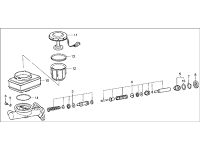 Acura 46100-SD4-673 Master Cylinder Assembly (Nissin)