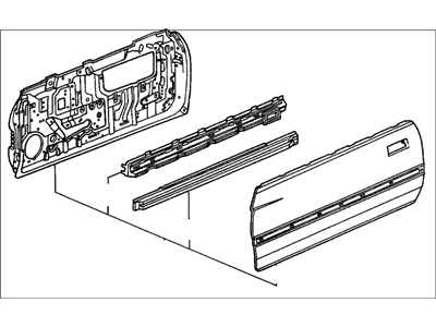 Acura 67450-SG0-003ZZ Hinge B, Door