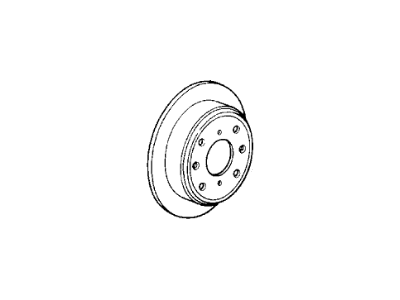 Acura 42510-SD4-930 Disk, Rear Brake