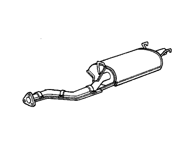 Acura 18307-SG0-A07 Muffler, Exhaust