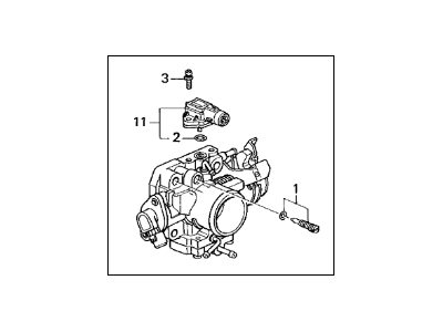 Acura 16400-P6W-A61 Body Assembly, Throttle (Gfd5A)