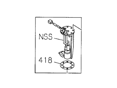 Acura 8-97163-248-1 Pump, Fuel