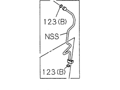 Acura 8-52477-884-0 Pipe, Receiver Tank