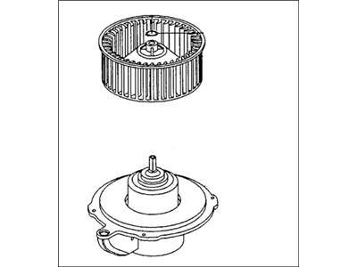 Acura 8-97106-492-3 Motor Assembly Fan