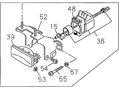 Acura 8-97183-641-1 Lamp Assembly Fog (Lh)