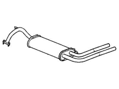 Acura 18307-SD2-A04 Muffler, Exhaust