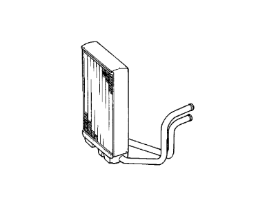 Acura 39245-SD2-A01 Core, Heater