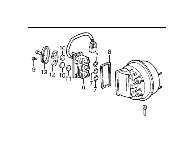 Acura 36520-PG7-661 Actuator Assembly (Hitachi)