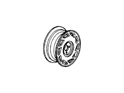 Acura 42700-SD2-A01 Disk, Passenger Side Aluminum Wheel (5 1/2-Jx14) (Asahi)