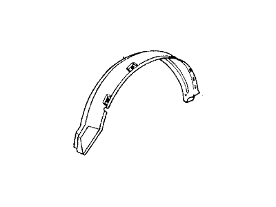 Acura 61140-SD2-010 Fender, Right Front (Inner)