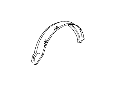 Acura 61150-SD2-010 Fender, Left Front (Inner)