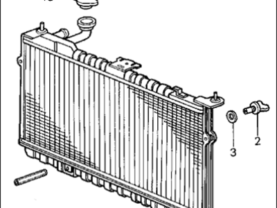 Acura 19010-PG7-024 Radiator (Toyo)