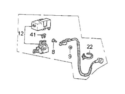 Acura 32410-SD2-A11 Cable Assembly, Starter (Sumitomo)