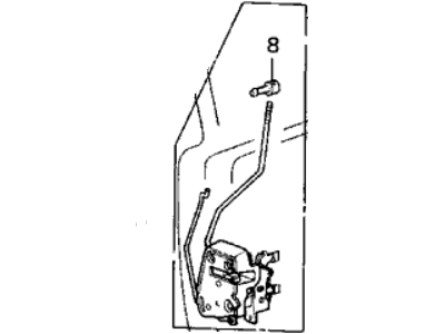 Acura 75410-SD2-A02 Lock Assembly, Passenger Side Door