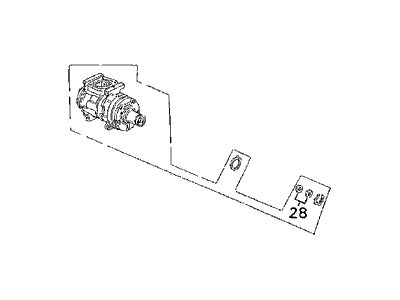 Acura 38810-PH3-N01 Compressor