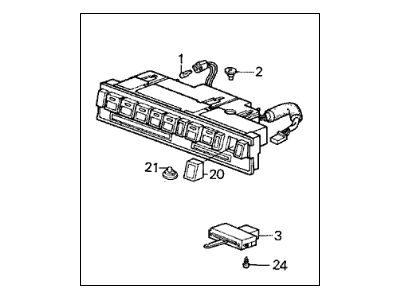 Acura 39200-SD2-A61 Switch, Heater