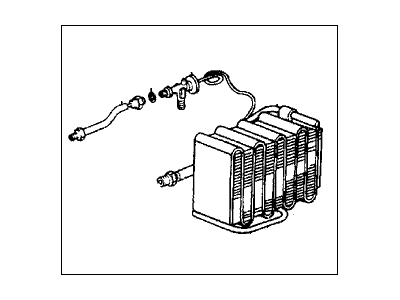 Acura 38655-SD2-A11 Evaporator Sub-Assembly (Modine)