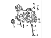 OEM 1997 Acura TL Pump Assembly, Oil - 15100-P1R-003