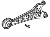 OEM 1998 Acura TL Arm Assembly, Left Rear Trailing - 52372-SW5-305