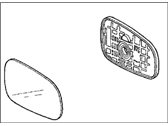 OEM 1992 Honda Accord Mirror, Driver Side (Flat C) - 76253-SM4-A11