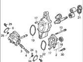 OEM 1992 Acura Vigor Pump Sub-Assembly, Power Steering - 56110-PV0-030