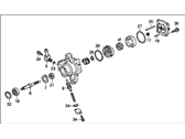 OEM Acura Legend Pump Sub-Assembly, Power Steering - 56110-PY3-030