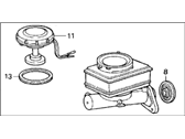 OEM 1990 Acura Legend Master Cylinder Assembly - 46100-SD4-A34