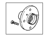 OEM 1987 Acura Legend Hub Assembly, Front - 44600-SG0-000