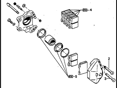 BMW 34-21-1-150-275 Left Brake Caliper