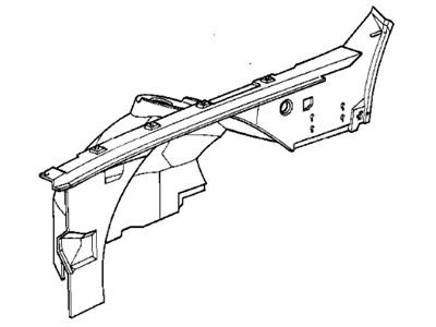BMW 41-14-8-156-226 Wheel Arch, Front Right