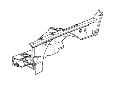 BMW 41-14-8-155-985 Front Left Wheelhouse