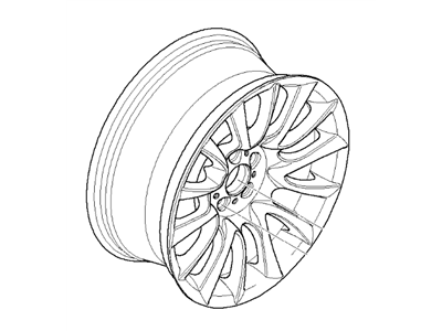 BMW 36-11-7-897-253 Light Alloy Rim