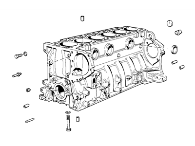 BMW 11-11-9-059-234 Gasket Set Engine Block Asbesto Free