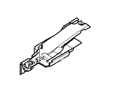 BMW 51-47-6-953-362 Pad Floor Carpet, Right