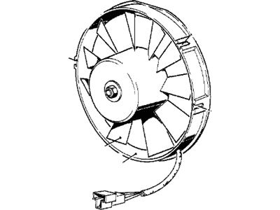 BMW 17-40-1-361-558 Fan Wheel