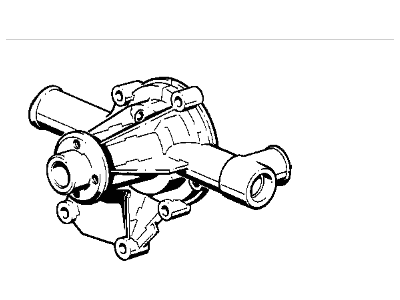 BMW 11-51-1-315-211 Engine Water Pump