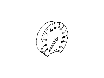 BMW 62-12-1-389-584 Instrument Cluster Speedometer