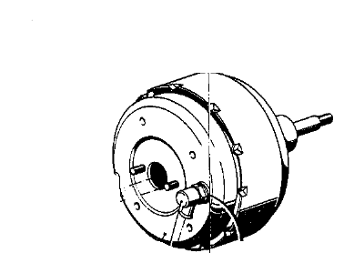 BMW 34-33-1-112-520 Power Brake Booster